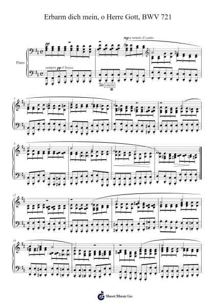 Erbarm dich mein, o Herre Gott, BWV 721