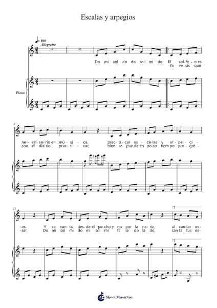 Escalas y arpegios Sheet Music by Krisdice Ceben-Arr.Longtiane