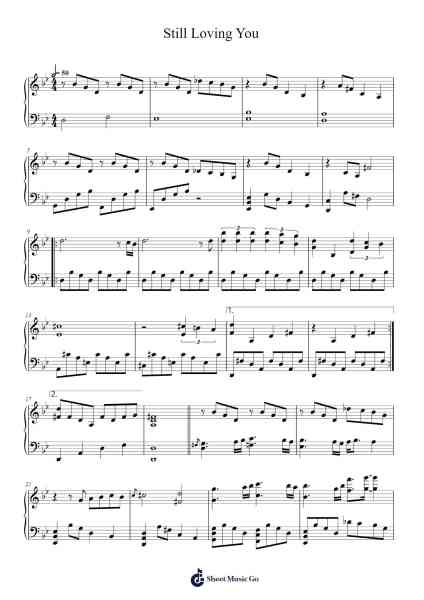 Still Loving You Sheet Music by Scorpions-Arr.Keatssoll