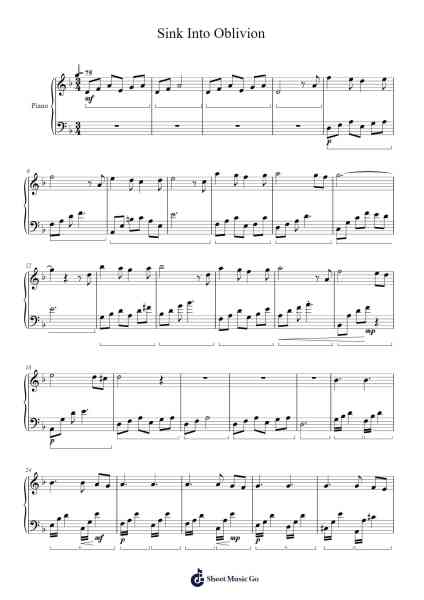 Enkanomiya - Sink Into Oblivion Version 1 Sheet Music by HOYO-MiX-Arr.Caewat Everkent