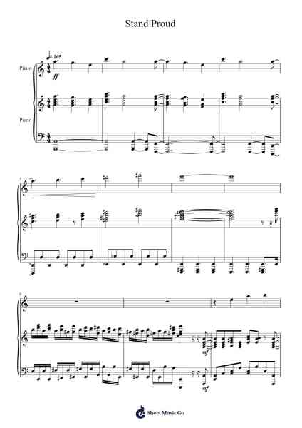 Stand Proud Sheet Music by Jin Hashimoto-Arr.Pocent
