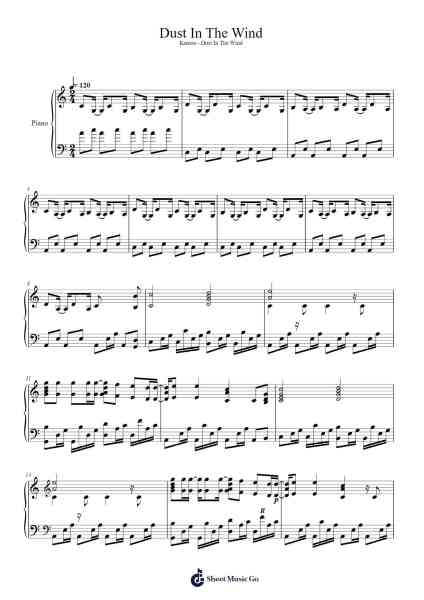 Dust In The Wind Sheet Music by undefined-Arr.Glosper