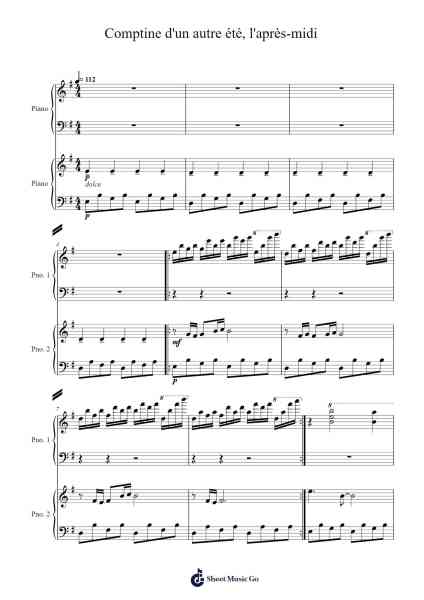 Comptine d'un autre été, l'après-midi Sheet Music by Yann Tiersen-Arr.Nanriah Obrook