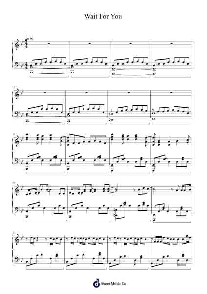 Wait For You Sheet Music by PLAVE-Arr.Sainsgen Junebrowne