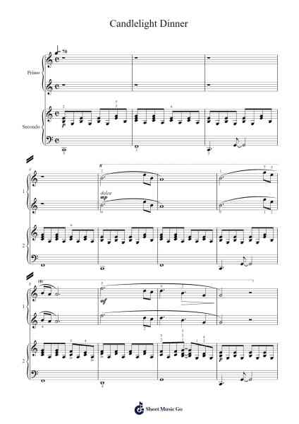 Candlelight Dinner Sheet Music by Daniel Hellbach-Arr.Joshgins Widred