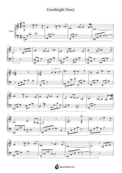 Goodnight Story Sheet Music by Magnus Ludvigsson-Arr.Haycah Touthale