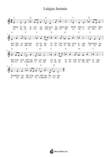 Lulajze Jezuniu Sheet Music oleh -Arr.Huttbins