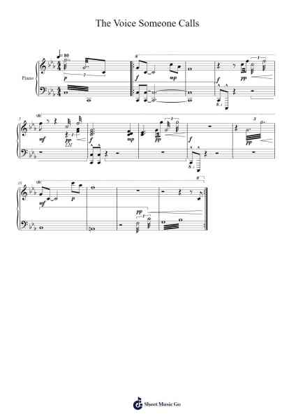 The Voice Someone Calls Sheet Music by Franling Godrwood-Arr.Gasper Inlot