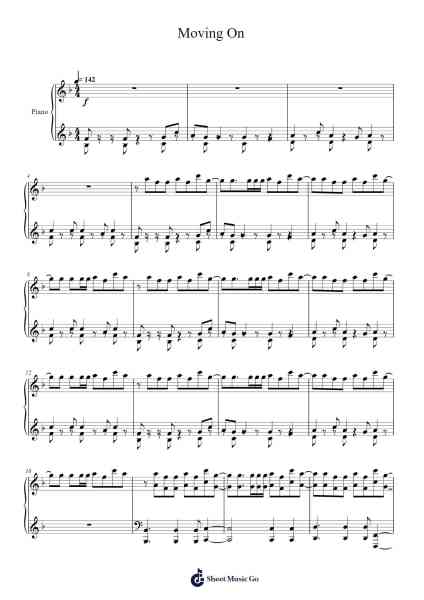 Moving On Sheet Music by Pumens Faulkgrant-Arr.Glenngo Ianleign