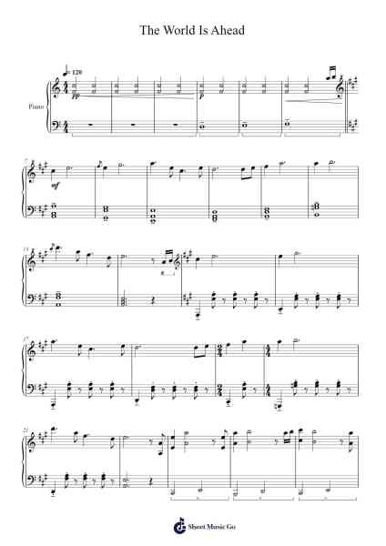 The World Is Ahead Sheet Music by Howard Shore-Arr.Pauldo Reedbart