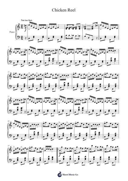 Chicken Reel Sheet Music by Misc Traditional-Arr.Yedpont