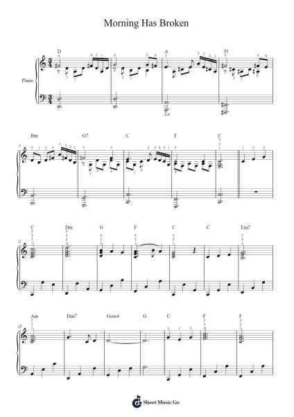 Morning Has Broken Sheet Music by Rick Wakeman-Arr.Hifaithe Fojames