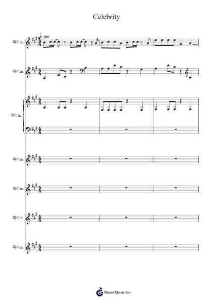 Celebrity Sheet Music by IU-Arr.Dempbeau Leighstone