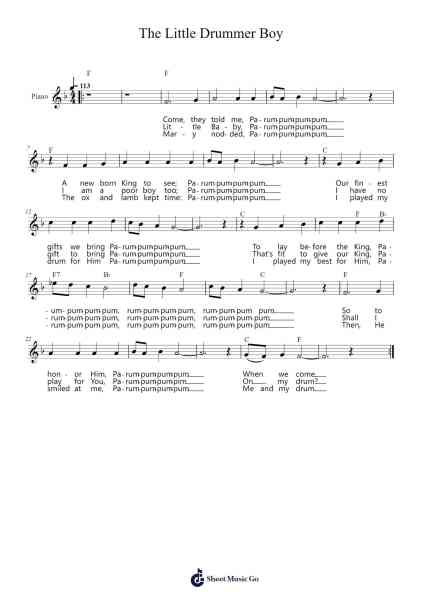 Little Drummer Boy Sheet Music by Katherine Kennicott Davis-Arr.Dilfred Haro