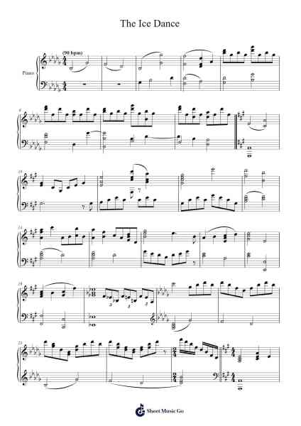 The Ice Dance - Edward Scissorhands Sheet Music by Danny Elfman-Arr.Fieldbing