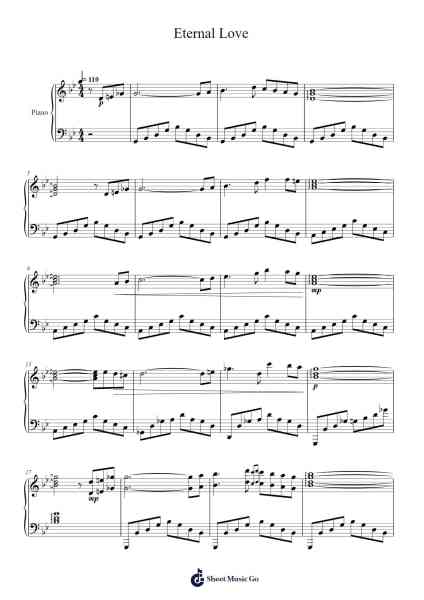 Eternal Love Sheet Music by Masao Aichi-Arr.Orcolm