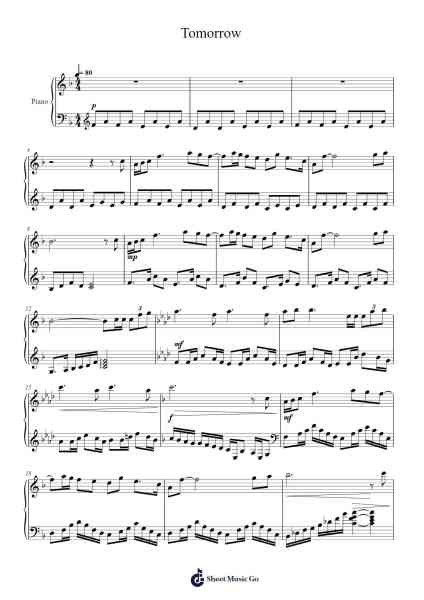 Tomorrow 樂譜由 Charles Strouse - 編曲 Nanriah Obrook