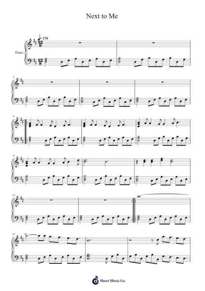 Next to Me Sheet Music by Imagine Dragons-Arr.Warges Morestone