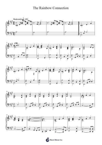 The Rainbow Connection Sheet Music by Paul Williams/Kenneth L. Ascher-Arr.Ocsy