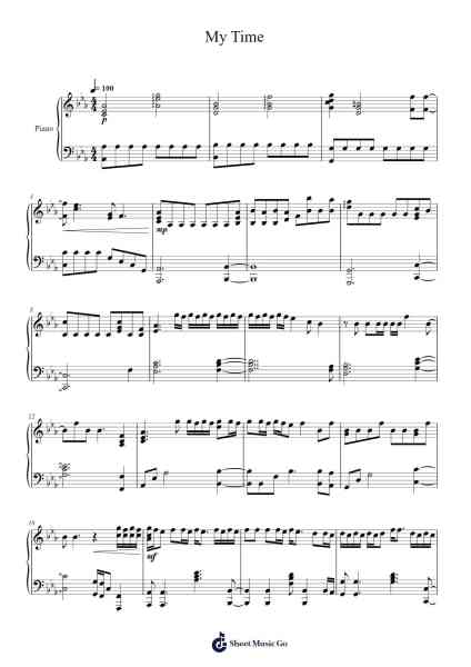 My Time Sheet Music by BTS-Arr.Yulevieve