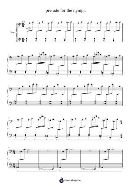 Prelude for the Nymph Sheet Music by Seb W.-Arr.Pulip