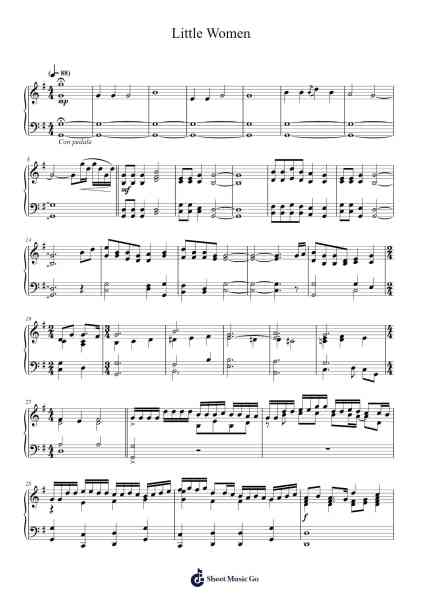 Little Women (Orchard House (Main Title)/Valley Of The Shadow) Sheet Music by Thomas Newman-Arr.Maglius