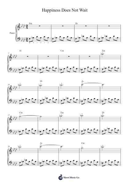 Happiness Does Not Wait Sheet Music by Ólafur Arnalds-Arr.Dempron Jacbess