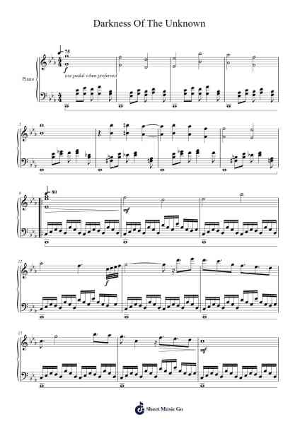 Darkness Of The Unknown (Final Xemnas) Sheet Music by Yoko Shimomura-Arr.Flowerthan