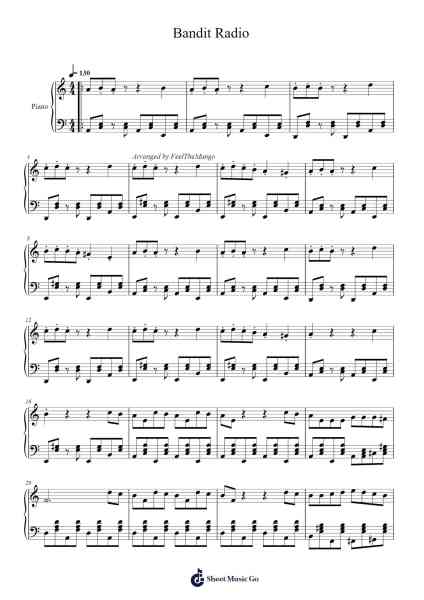 S.T.A.L.K.E.R. Clear Sky - Bandit Radio Sheet Music by undefined-Arr.Sampcon Mevans