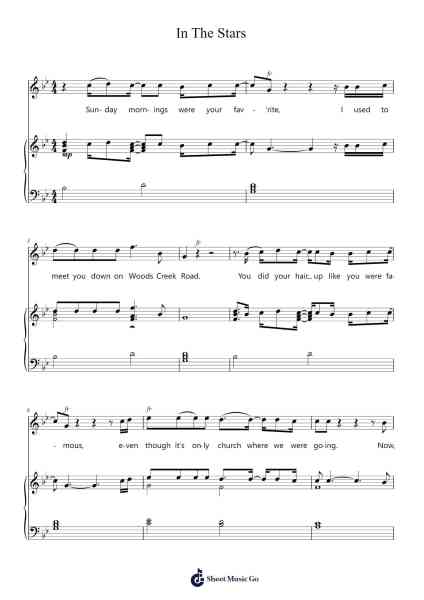 In The Stars Sheet Music by Benson Boone-Arr.Jorthodore Adegee