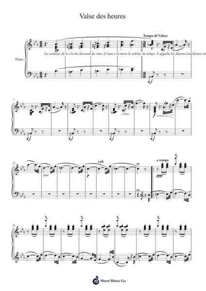 Coppélia: Valse des heures Sheet Music by Léo Delibes-Arr.Junerald