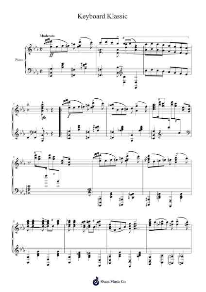 Keyboard Klassic Sheet Music by Robert Marine-Arr.Invy