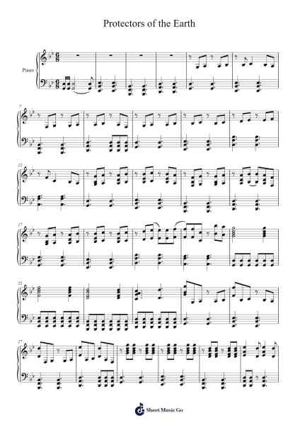 Protectors of the Earth - Two Steps from Hell Sheet Music by Two Steps from Hell-Arr.Mattrie
