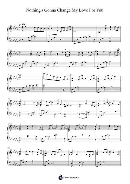 Nothing's Gonna Change My Love For You Sheet Music by George Benson-Arr.Leron