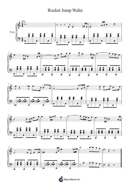 Rocket Jump Waltz Sheet Music oleh Mike Morasky-Arr.Dalclark Wenholt