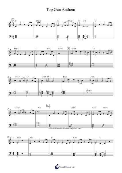 Top Gun Anthem Sheet Music by Harold Faltermeyer-Arr.Wheatlin Ranpkins