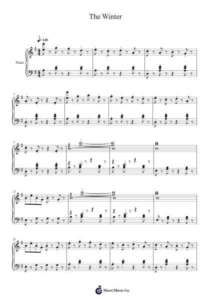 The Winter Sheet Music by undefined-Arr.Kawar Rusfrank