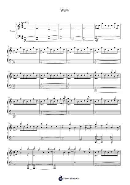 Wow Sheet Music by Kate Bush-Arr.Hedbraith