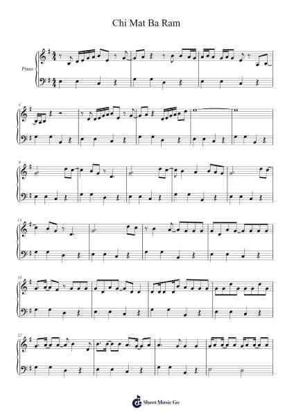 Chi Mat Ba Ram Sheet Music by Brave Girls-Arr.Payrusk