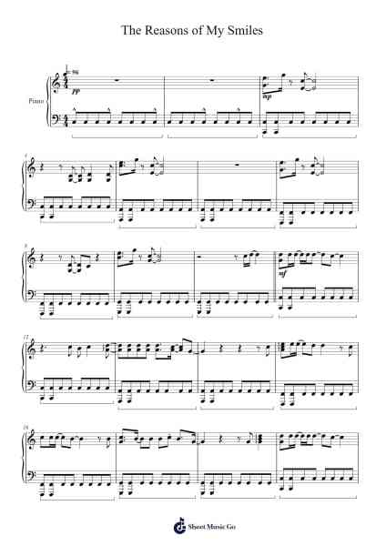 The Reasons of My Smiles Sheet Music by BSS (SEVENTEEN)-Arr.Drewleste Morebia