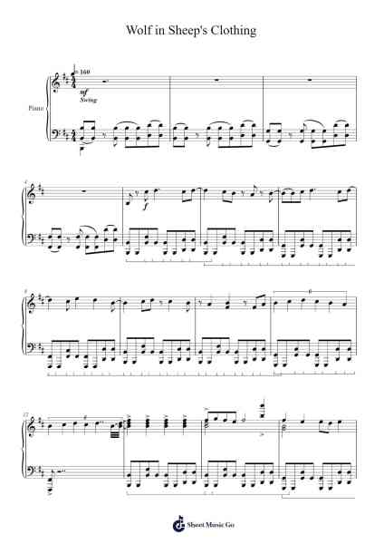 Wolf in Sheep's Clothing 樂譜由 Set It Off - 編曲 Carlphrey