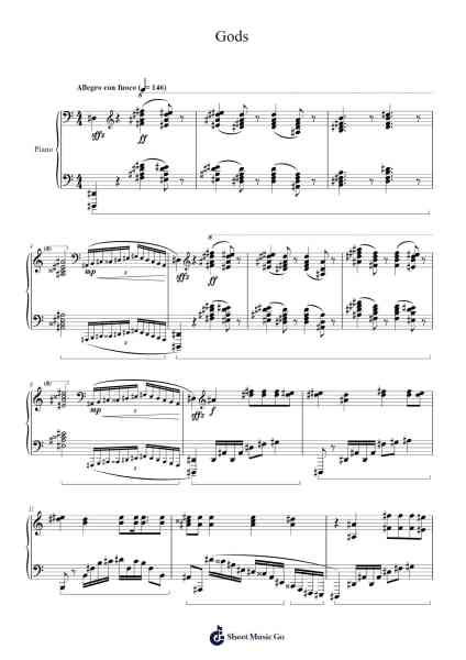 Gods Sheet Music by NewJeans-Arr.Gembur