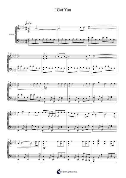 I Got You Sheet Music by TWICE-Arr.Rhotab