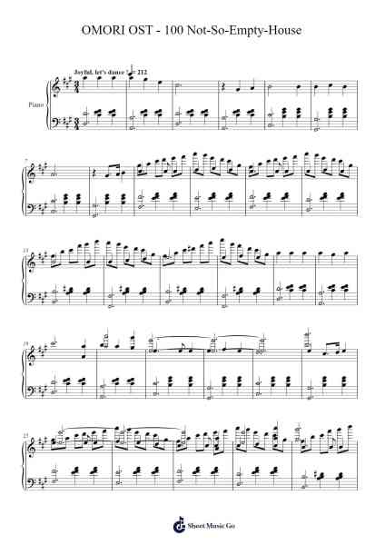 100 Not-So-Empty-House Sheet Music by Pedro Silva-Arr.Vicline Byzer