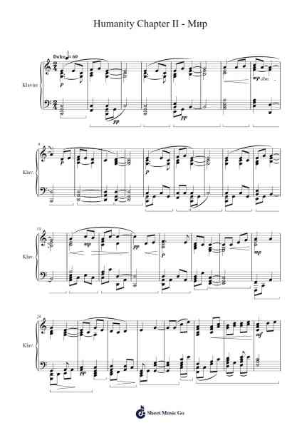 Humanity Chapter II Sheet Music by Thomas Bergersen-Arr.Brower Molliz