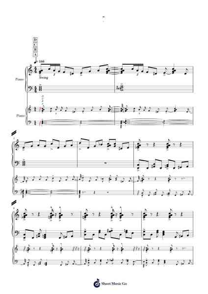 The Horseshoe Boogie Sheet Music by Wallo Vicvien-Arr.Fordniah