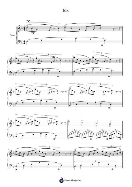 Halcyon Sheet Music by joshua kyan alampor-Arr.Oted Brostowe