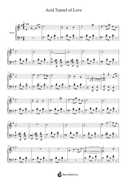 Acid Tunnel of Love Sheet Music by Toby Fox-Arr.Kingrell