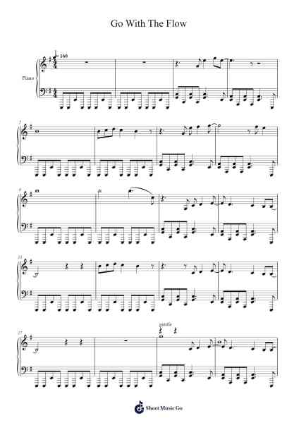 Go With The Flow Sheet Music by Queens of the Stone Age-Arr.Leethey Yvetteroll