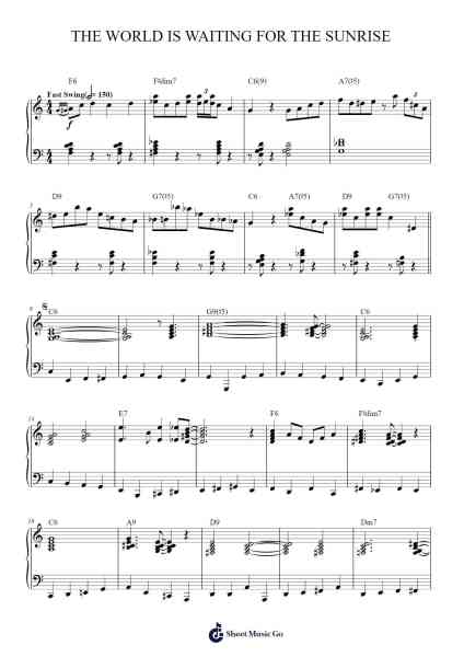 The World Is Waiting For The Sunrise (arr. Brent Edstrom) - Django Reinhardt Sheet Music by Django Reinhardt-Arr.Chesria